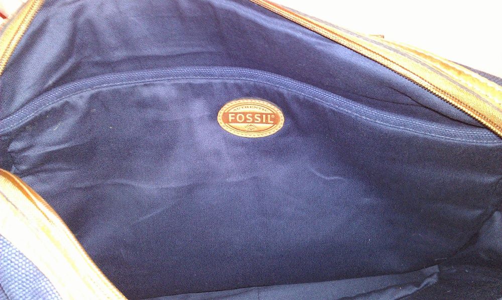 Fossil-Top Zip Workbag- Чанта