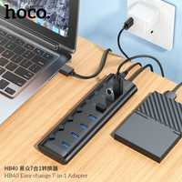 USB 3.0 Hub 7 портовый USB переключатель hoco HB40