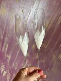 РАЗПРОДАЖБА!!! Рисувани сватбени ритуални чаши