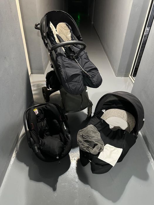 Carucior copii stokke v6 negru