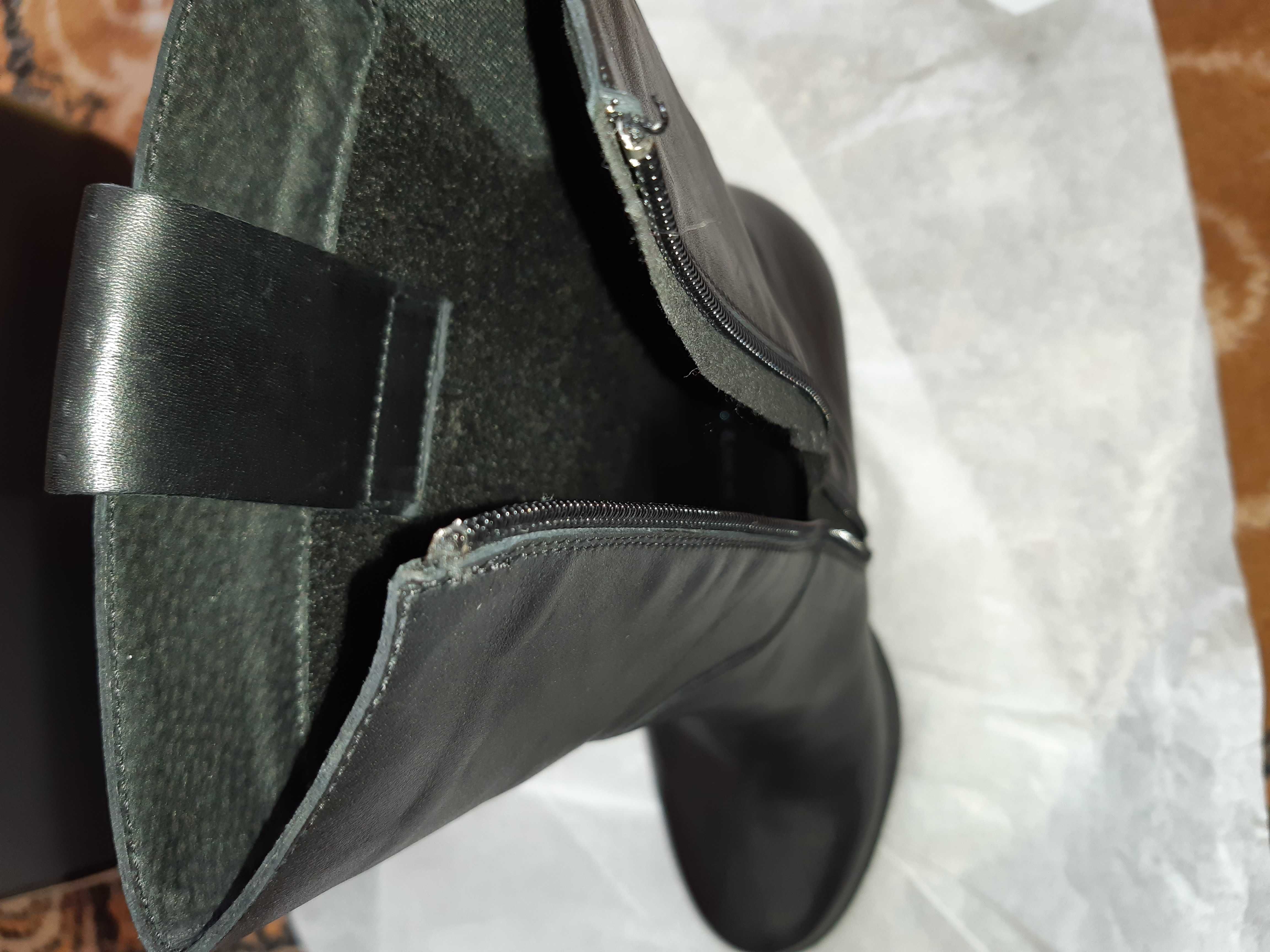 Botine Fabio Lenzi, noi, mar. 36, piele