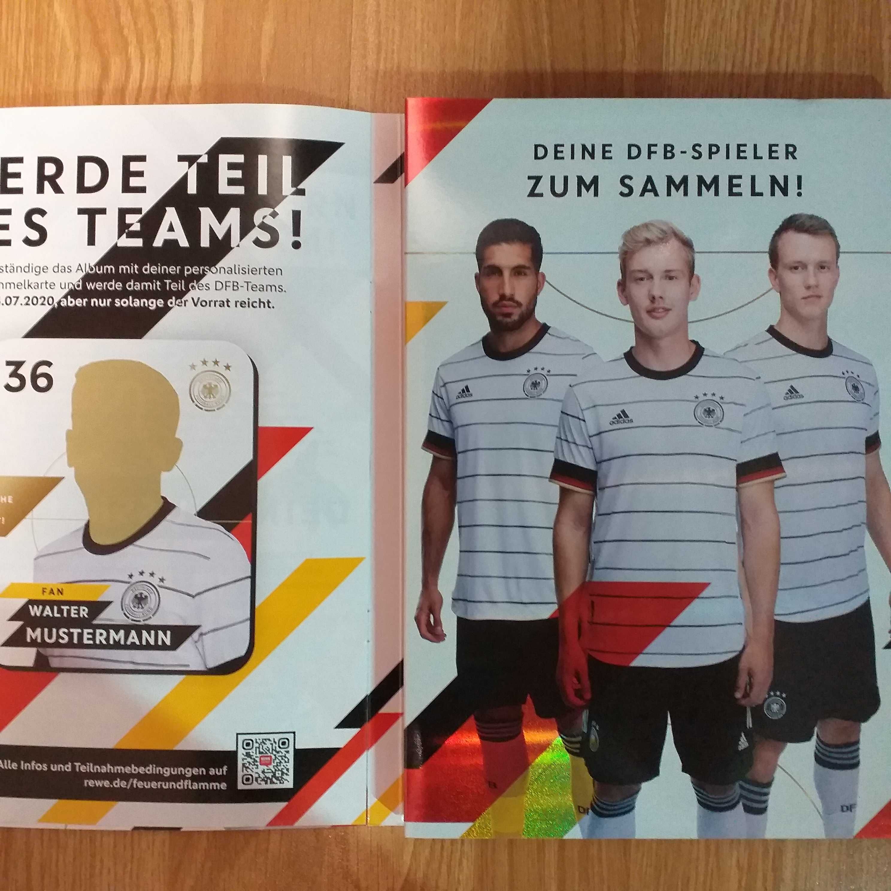 Album complet Germania Offizielles DFB-Sammelalbum 2020
