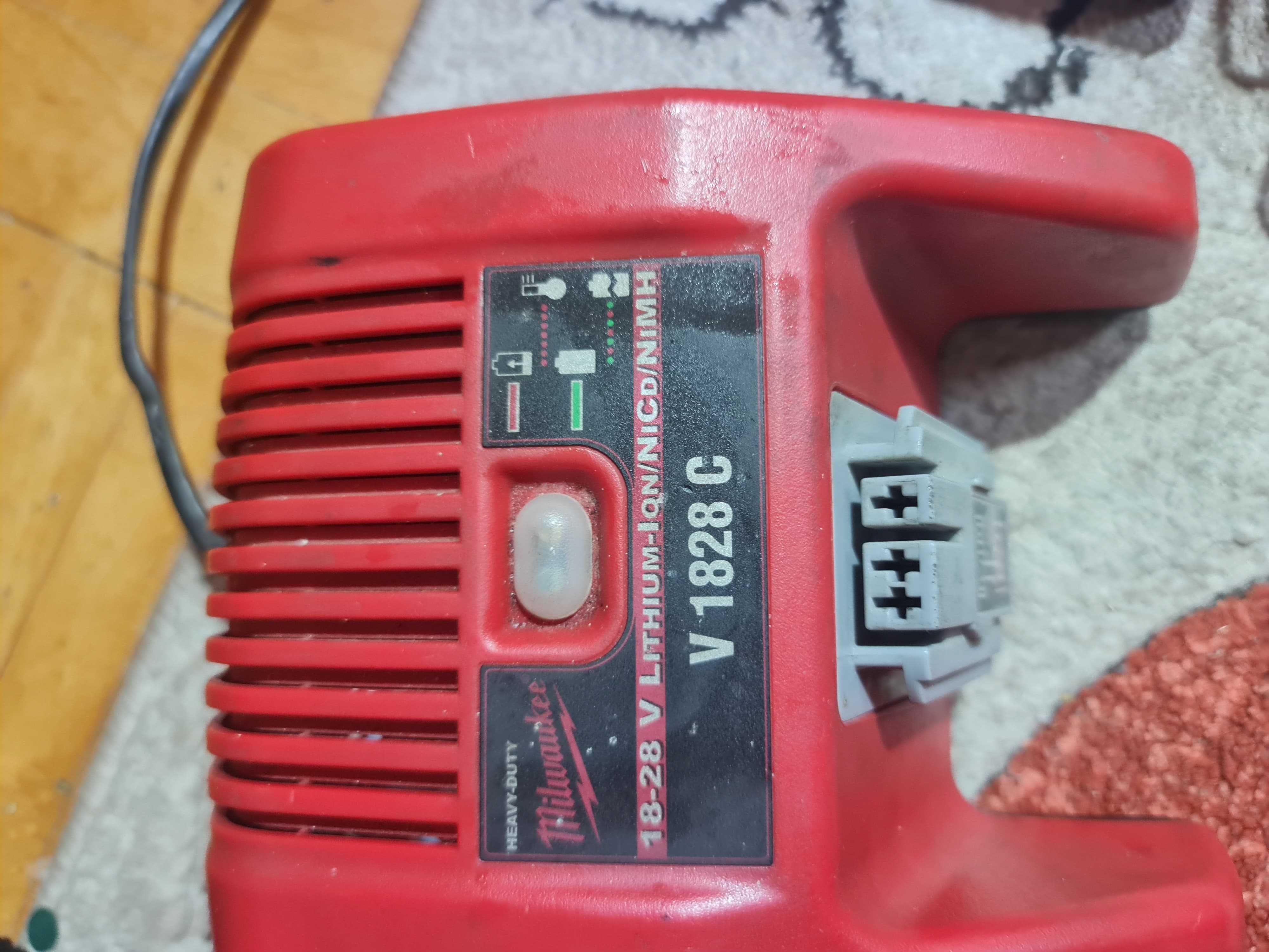 incarcato Milwaukee v1828c li ion, nicd, nemh