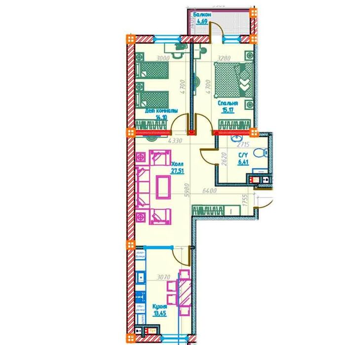 Продам квартиру в ж/к Ai Qasr