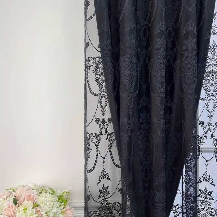 Perdele cu draperie stil romantic(200*260cm) x2 buc {1 pereche =4 M}