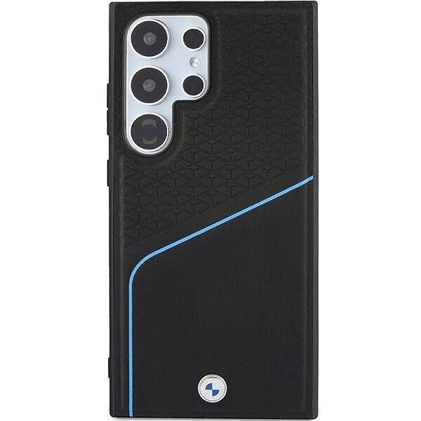 Кейс bmw hardcase signature leather textured & line magsafe за samsung