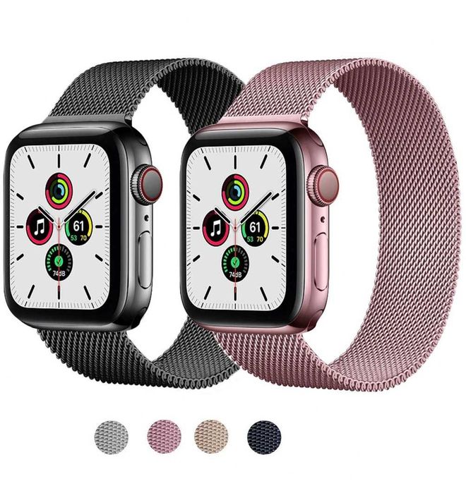 Curea milanese loop cu magnet Apple Watch 9 8 7 6 5 38mm 40mm 41mm