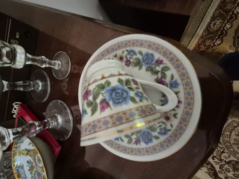 Set de cafea, 6 persoane, portelan China