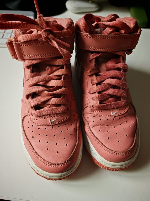 Nike Air Force 1 Mid Red Stardust - EU35.5/US3.5/UK3