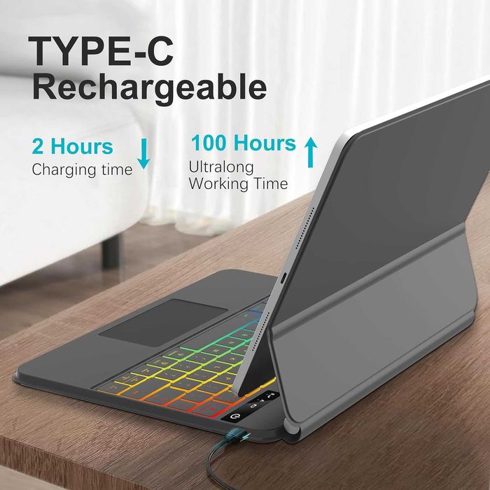 Magic Keyboard tst+trackpad iPad AIR/PRO 11 / 10.9, REDUS de la 500RON
