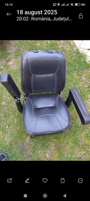 Scaun pentru carut,triciclu, scuter electric dizabilități..