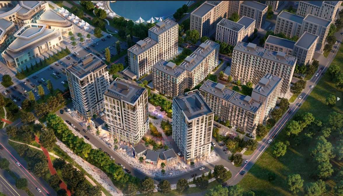 ЖК NRG Yangi Baxt Murad Buildings+BI Group 2/1/9 1-этаж, площадь 48 м2