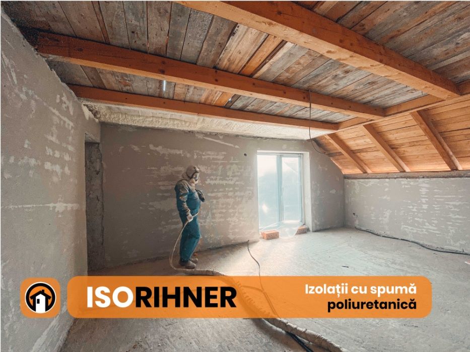 Servicii izolatii termice cu spuma poliuretanica / termoizolatii