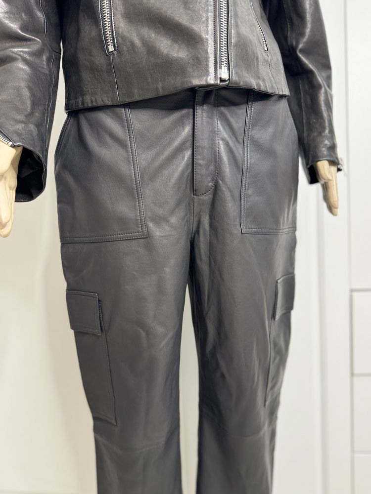 Pantaloni piele naturala