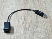 Adaptor Cubilux USB A SDPIF RX to Optical Line-In, 192 KHz/24 biți