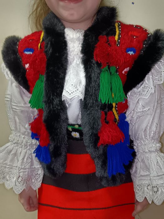 Cojocel tradițional Maramureș pentru fetite