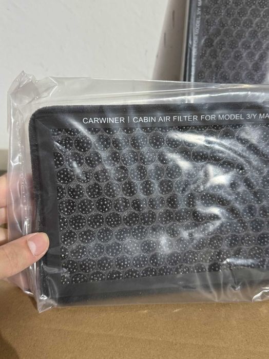 HEPA + Въглероден Филтър Купе За Tesla Model 3, Y, Highland, Juniper