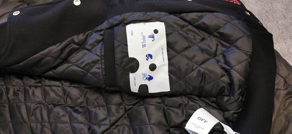 Jacheta universitară  Off White Ac milan