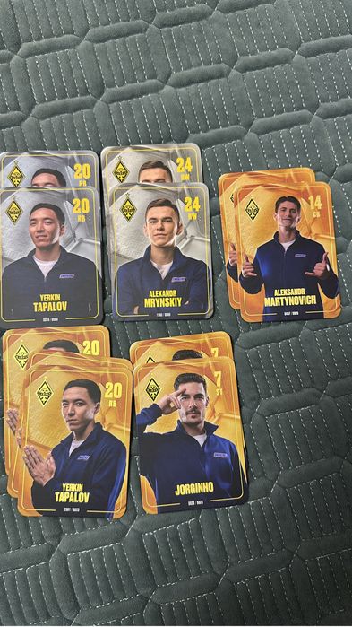 Карточки игроков Кайрат