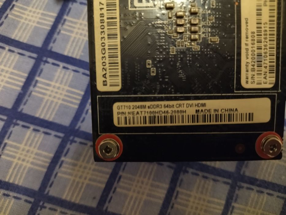 Placa Video GeForce 2 Gb DDR3