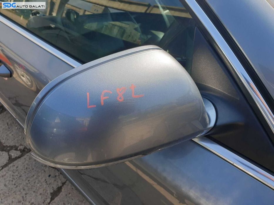 Oglinda Dreapta Electrica Cu Pliere Rabatare si Lumina Ambientala Skoda Superb 2 2008 - 2013 Culoare LF8L [0242]