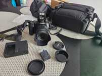 Aparat foto DSLR Canon EOS 250D, 24.1 MP, Wi-Fi, 4K, Negru + Obiectiv