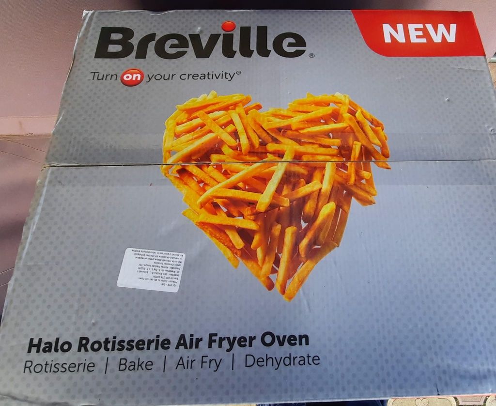 Friteuză fără ulei-Cuptor cu aer cald, Air Fryer 2000W Breville