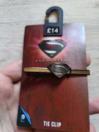 Ac Cravata Superman S Logo Enamel Metal Tie Clip