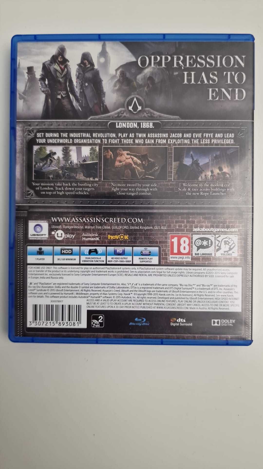 PS4 Assassin's Creed Syndicate