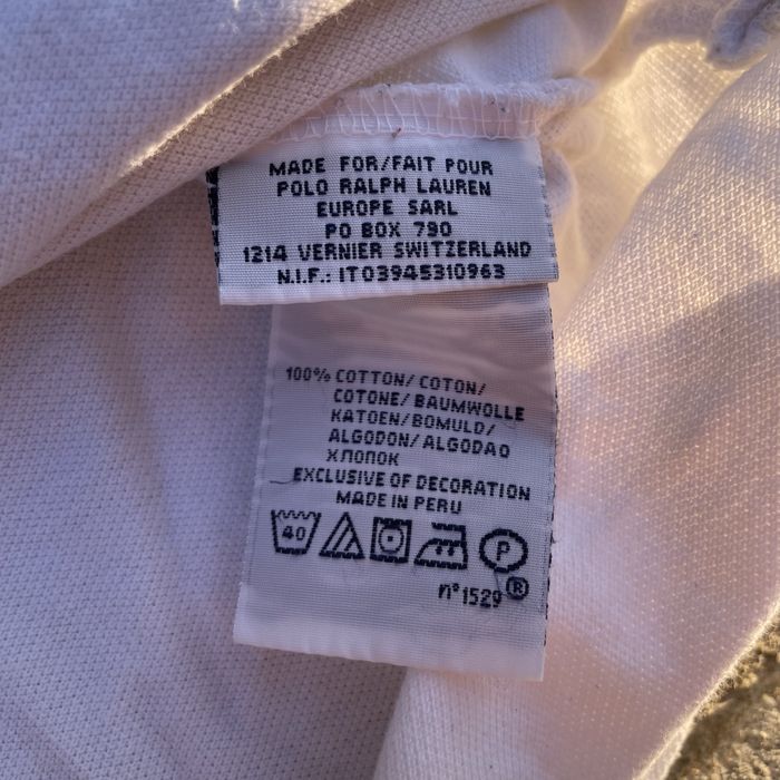 Ralph Lauren Polo Shirt – L Custom Fit – White, 100% Cotton