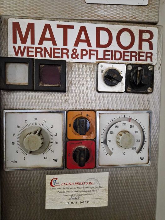 Cuptor de panificatie pe vatra Matador