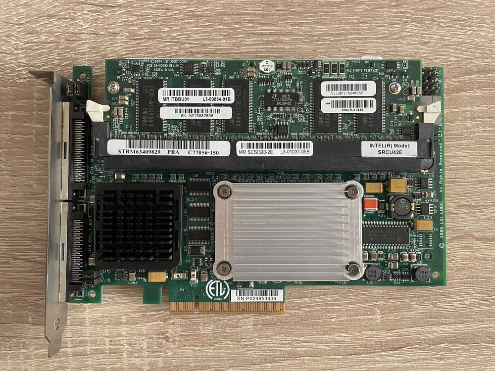 intel SRCU42E scsi raid controller