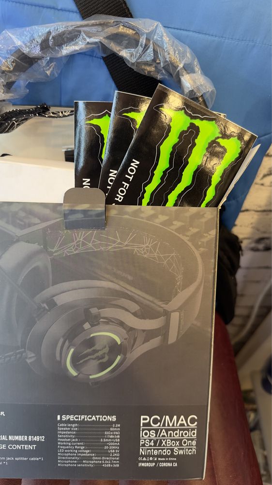 Геймърски Слушалки Monster