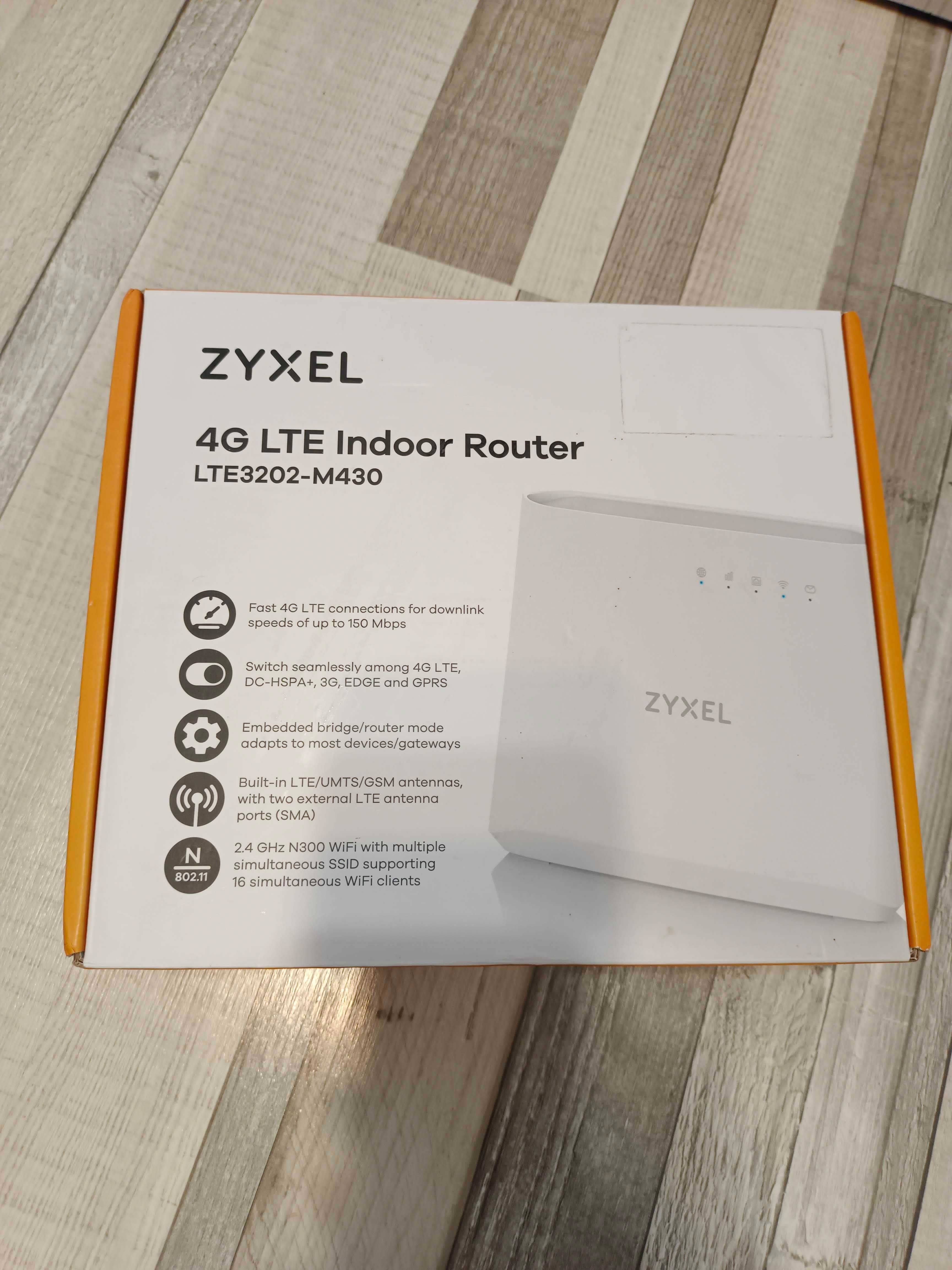 Router wireless ZyXEL LTE3202-M437, 900Mbps, 4G LTE, LTE3202-M430