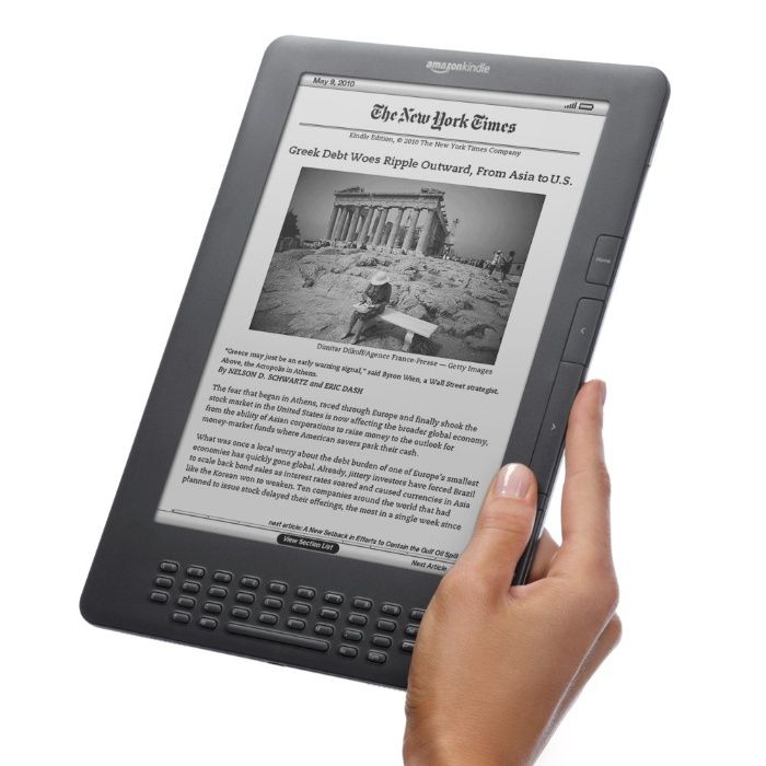 Электронная читалка Amazon Kindle DX с диагональю 9.7 дюймов
