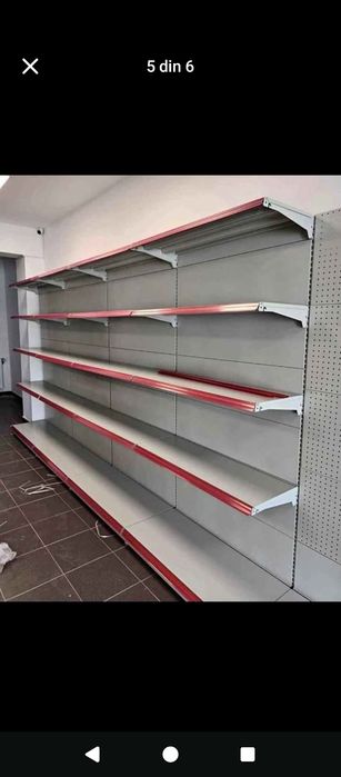 Vând rafturi de magazin și de depozitarea morții