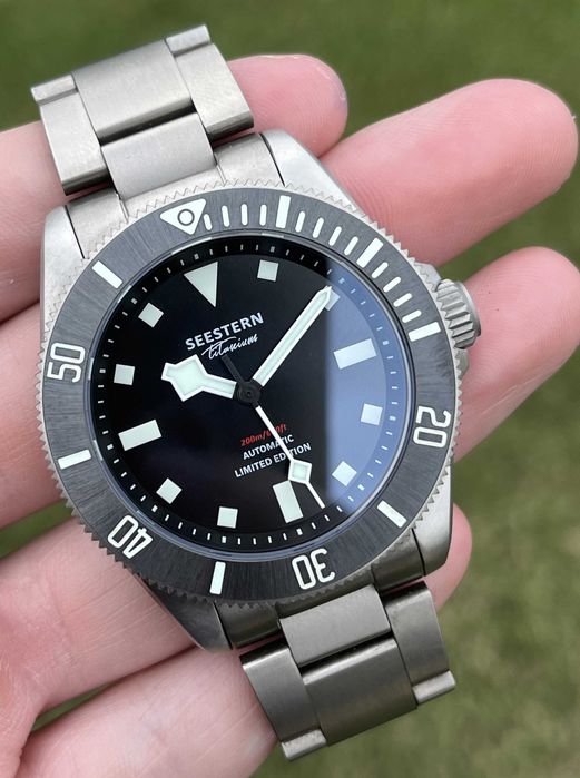 Seestern automatic titanium V2 200m diver - Tudor Pelagos 39mm