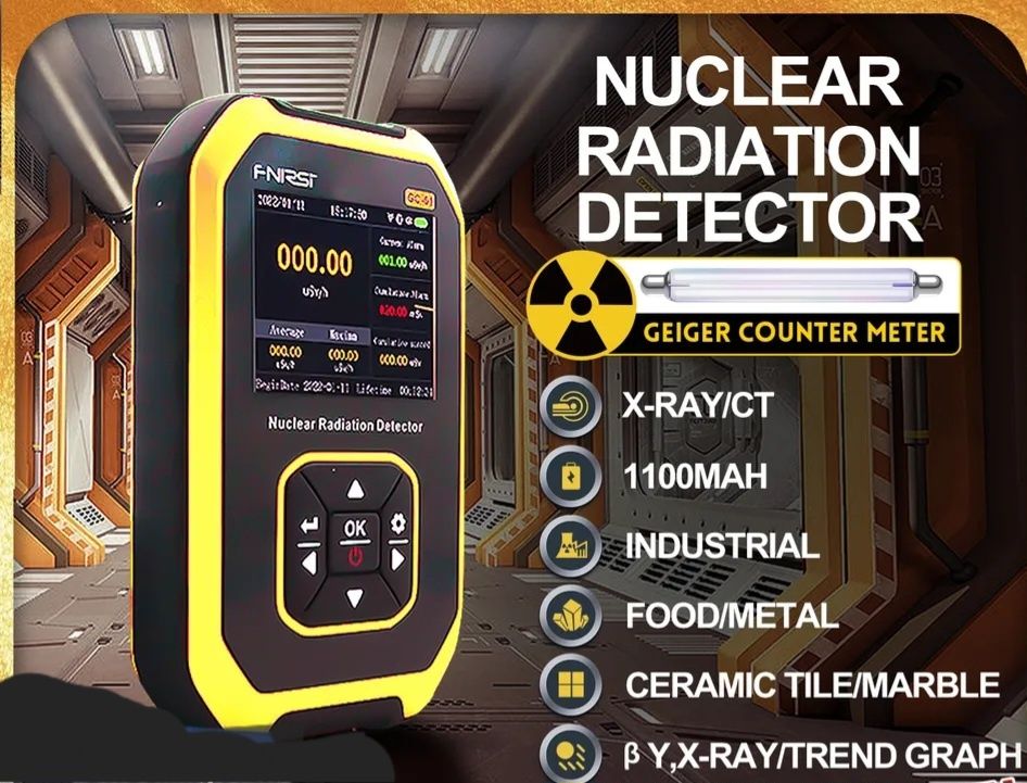 Radiatii nucleare, detector profesional.