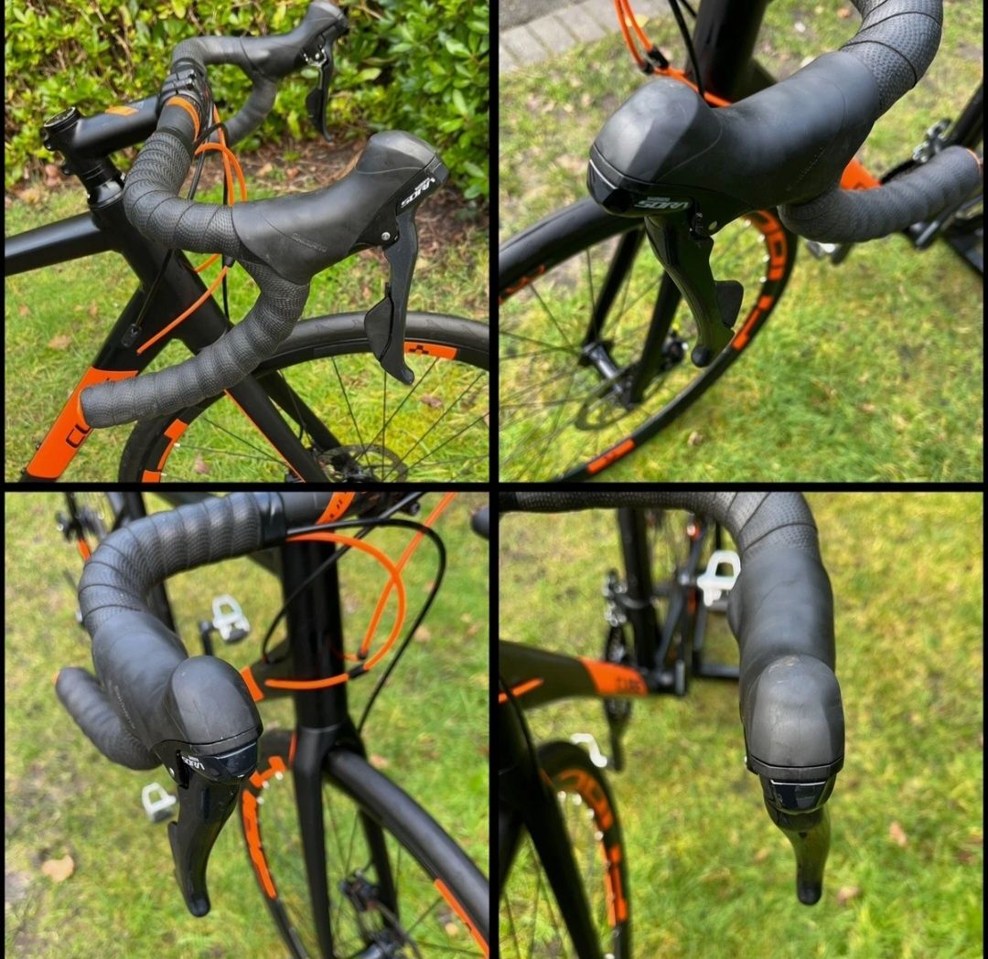 Cube Attain Pro Disc Road Bike / Carbon Forks / 56cm