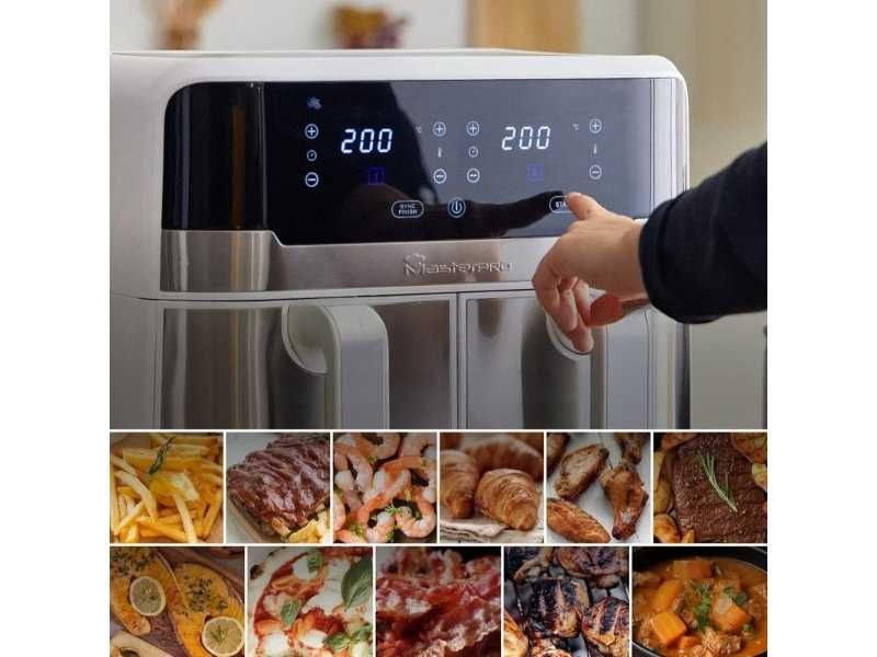 Еър Фрайър с 2 Кошници MasterPRO Rocket Duo 900, 9L, 2400W