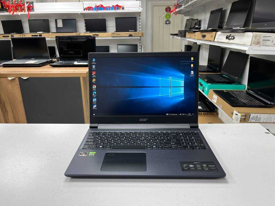 Мощный Шустрый ACER aspire 7*Ryzen 5/ОЗУ 16*SSD 512*RTX3050-4gb
