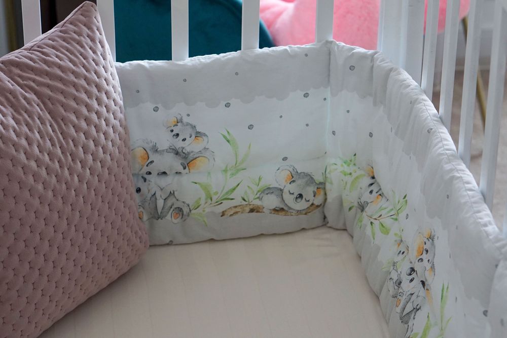 Set 2 aparatori laterale protectii pentru patut copii