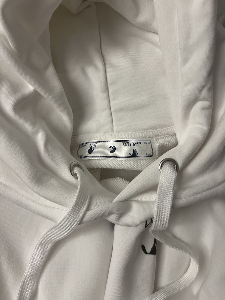 Hanorac off white alb marimea L
