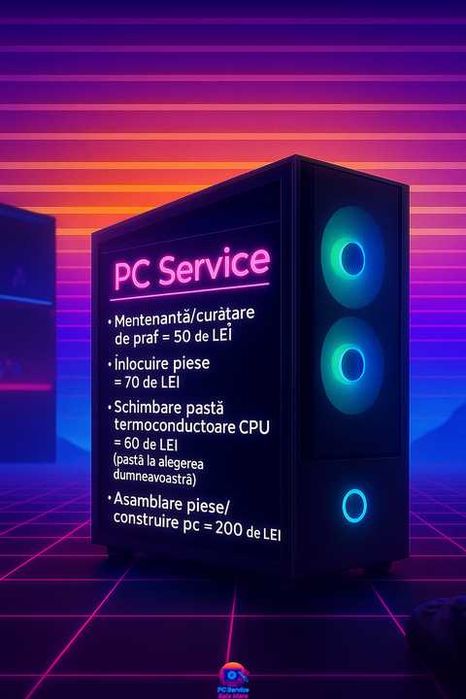 Reparatii pc, mentenanta, builduri etc