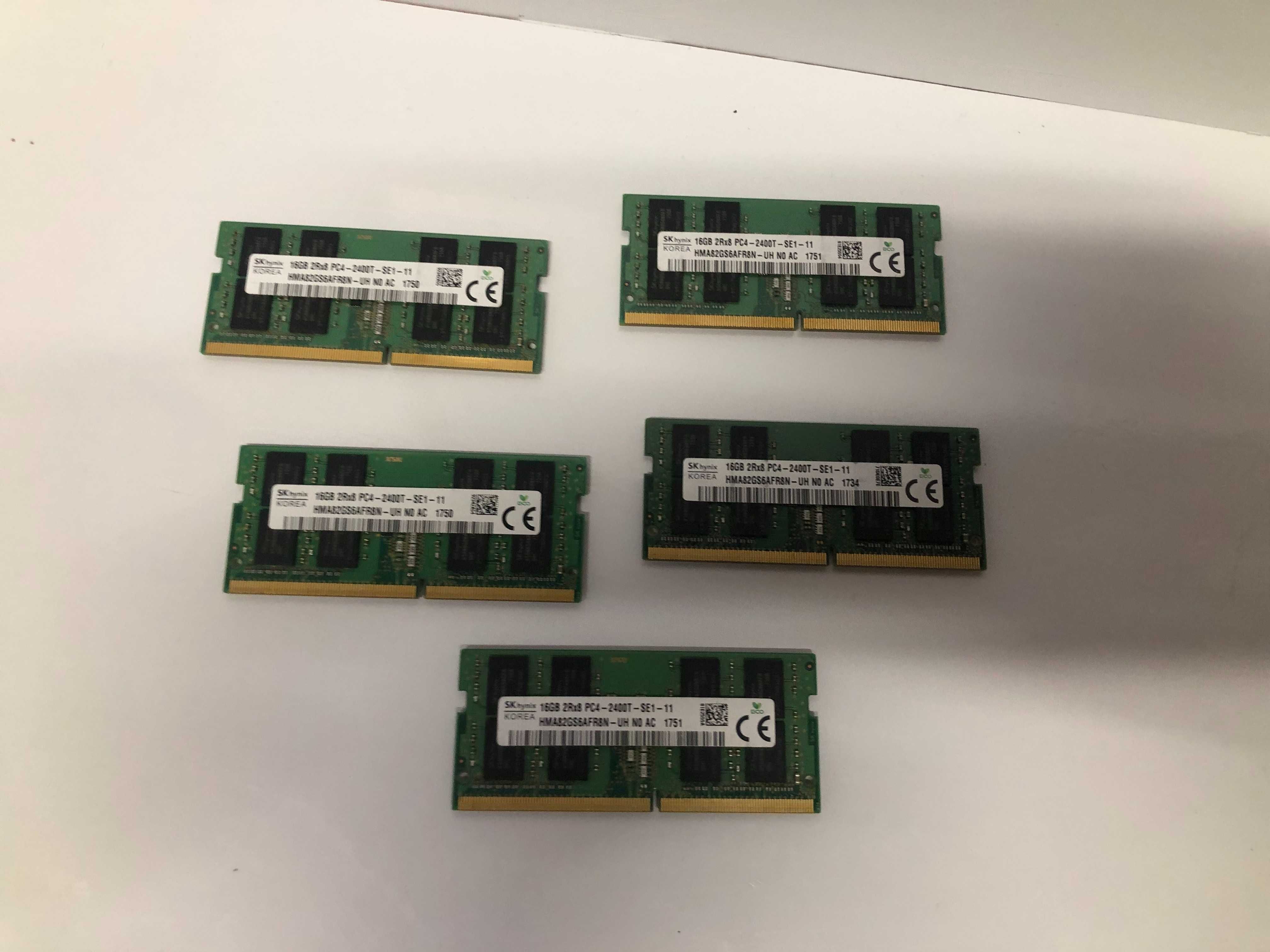 Memorii laptop Sodimm DDR4 16 Gb 2400 HYNIX HMA82GS6AFR8N, Garantie