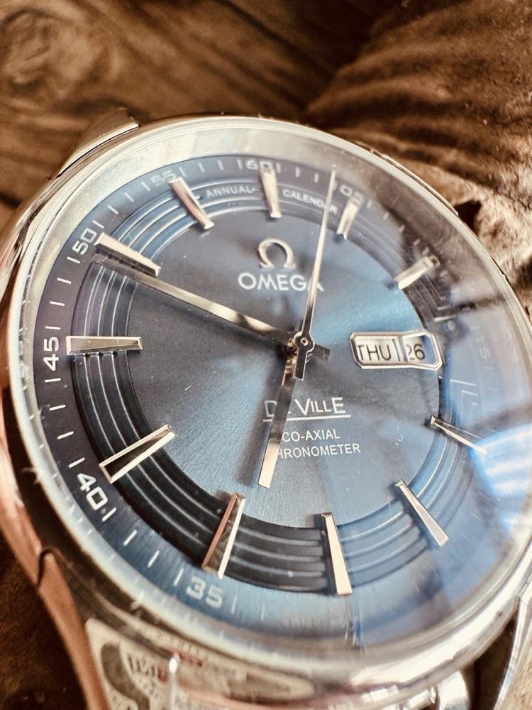 Omega De ville уникален автоматичен мъжки часовник с дата и ден