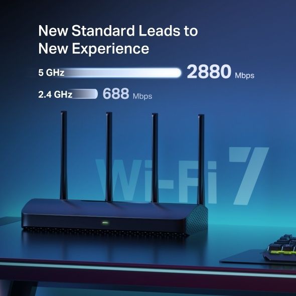 # New!!! Mercusys MR27BE BE3600 WiFi 7 Router Двухдиапазонный роутер