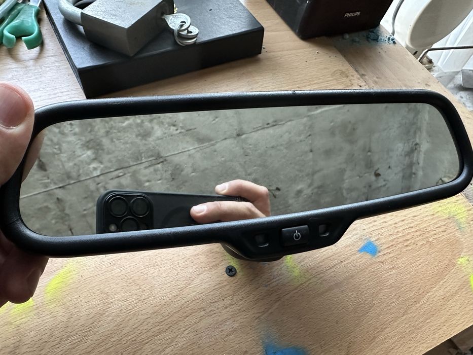 Черно елхроматично огледало Audi a4/a5