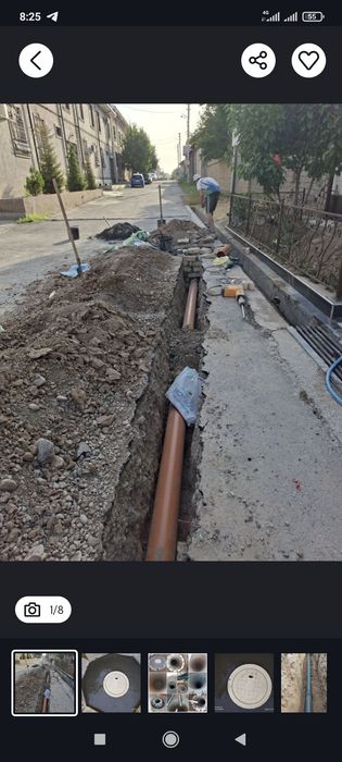 Santexnika qazish mantaj ishlari