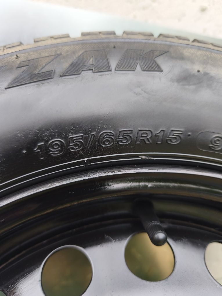 Roată de rezervă jantă tablă 195 65 R15 Renault Megane 2 Scenic 4×100